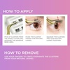 image:imageKISS imPRESS Falsies Press On Self Adhesive Eyelashes 14mm16mm Natural Volume Press On Lashes Black No Glue Needed Invisible Band 12 Lash Clusters  Edgy Pack of 2