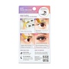 image:imageKISS imPRESS Falsies Press On Self Adhesive Eyelashes 14mm16mm Natural Volume Press On Lashes Black No Glue Needed Invisible Band 12 Lash Clusters  Edgy Pack of 2