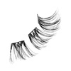 image:imageKISS imPRESS Falsies Press On Self Adhesive Eyelashes 14mm16mm Natural Volume Press On Lashes Black No Glue Needed Invisible Band 12 Lash Clusters  Edgy Pack of 2