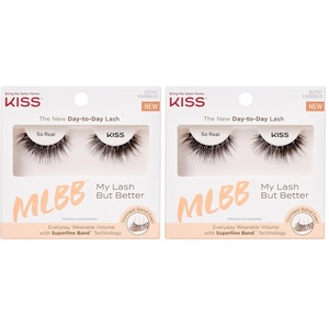 image:imageKISS My LashBut Better False Eyelashes So Real 12mm Includes 1 Pair Of Lash Easy to Apply Reusable LashClusters Pack of 2