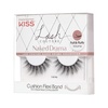 image:imageKISS Naked Drama False Eyelashes Lacey 10mm Includes 1 Pair Of Lash Easy to Apply Reusable Lash Clusters