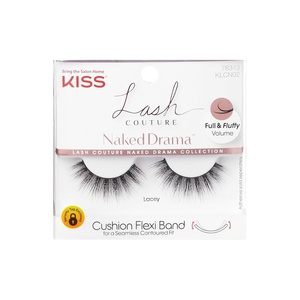 image:imageKISS Naked Drama False Eyelashes Lacey 10mm Includes 1 Pair Of Lash Easy to Apply Reusable Lash Clusters