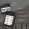 image:imageKiss Lash Couture False Eyelashes Matte Linen 10mm14mm Includes 4 pairs of lashes Easy to Apply Reusable Lash Clusters