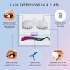 image:imageKISS Falscara DIY Lash Extension Starter Kit 10 Reusable Featherlight Eyelash Lengthening Wisps Applicator Bond amp Seal