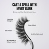 image:imageKiss Hyper Glam False Eyelashes downtown girl 14mm Includes 1 Pair of Strip Lashes Easy to Apply Reusable Lash Clusters