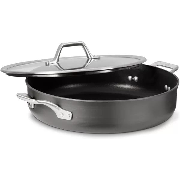 Calphalon 1948252 Signature Hard Anodized Nonstick Covered Dutch Oven, 5 quart, Black