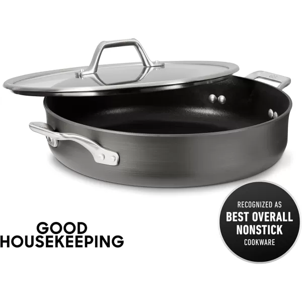 Calphalon 1948252 Signature Hard Anodized Nonstick Covered Dutch Oven, 5 quart, Black