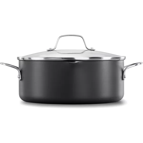 Calphalon Classic Hard-Anodized Nonstick Cookware, 10-Piece Pots and Pans Set with No-Boil-Over Inserts