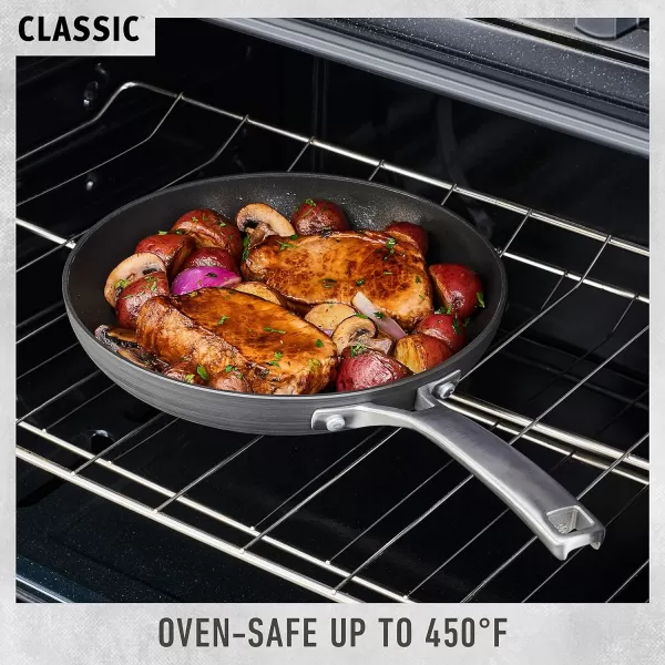 Calphalon Classic Hard-Anodized Nonstick Frying Pan Set, 8-Inch and 10-Inch Frying Pans