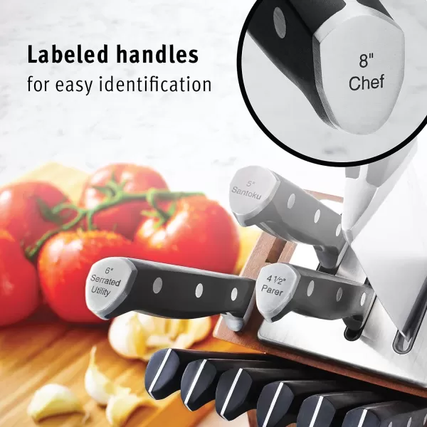 Calphalon Classic Self-Sharpening Cutlery Knife Block Set with SharpIN Technology, 6 Piece
