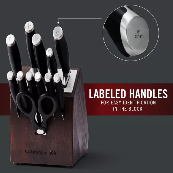 Calphalon Classic Self-Sharpening Cutlery Knife Block Set with SharpIN Technology, 6 Piece
