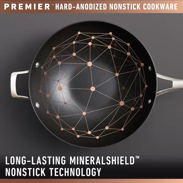 Calphalon Premier Hard-Anodized Nonstick 3.5-Quart Sauce Pan with Lid