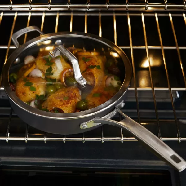 Calphalon Premier Hard-Anodized Nonstick 3.5-Quart Sauce Pan with Lid