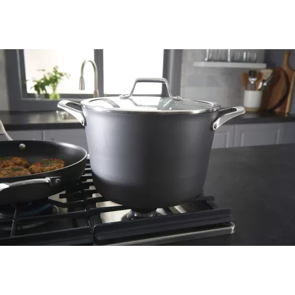 Calphalon Premier Hard-Anodized Nonstick Cookware, 11-Piece Pots and Pans Set