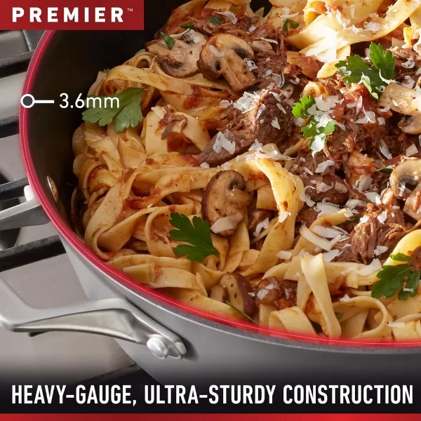 Calphalon Premier Hard-Anodized Nonstick Cookware, 11-Piece Pots and Pans Set