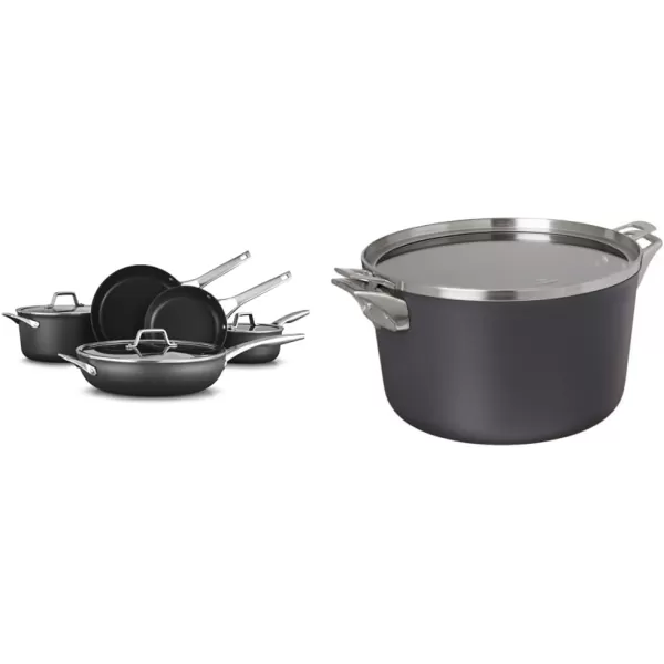 Calphalon Premier Hard-Anodized Nonstick Cookware, 11-Piece Pots and Pans Set