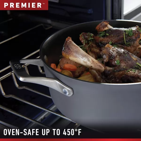 Calphalon Premier Hard-Anodized Nonstick Cookware, 11-Piece Pots and Pans Set