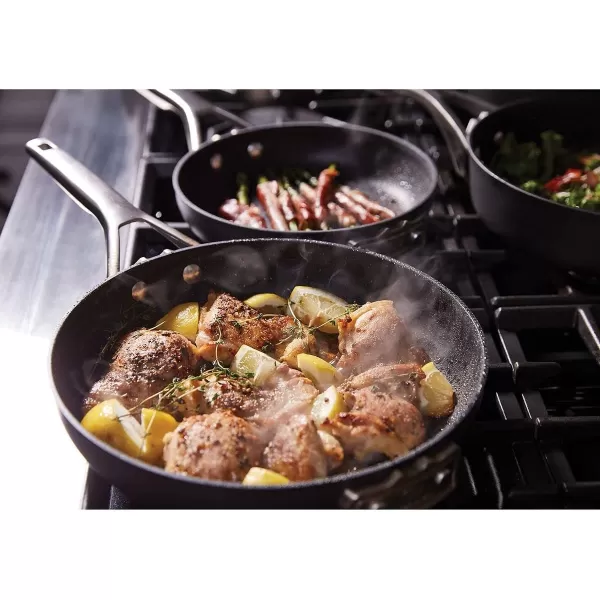 Calphalon Premier Space-Saving Hard-Anodized Nonstick 5-Quart Saute Pan with Lid