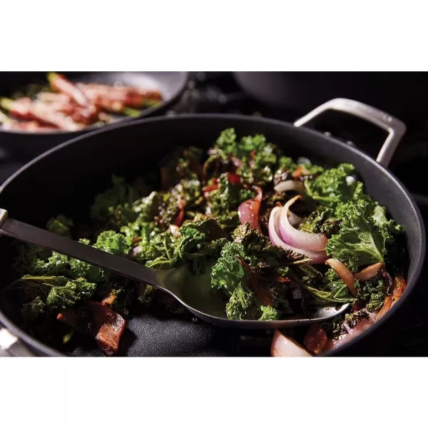 Calphalon Premier Space-Saving Hard-Anodized Nonstick 5-Quart Saute Pan with Lid