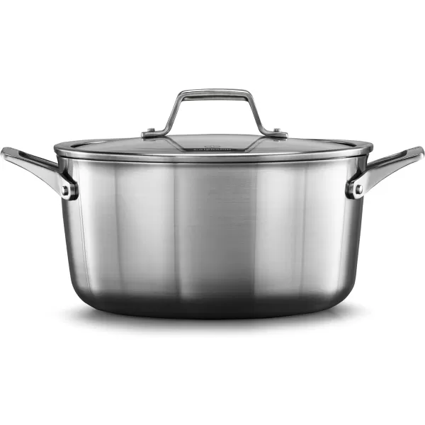 Calphalon Premier Stainless Steel Cookware, 6-Quart Stockpot with Cover