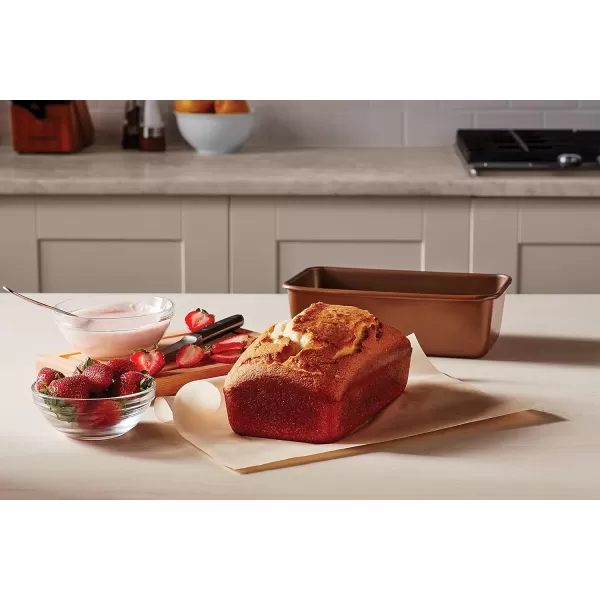 Calphalon Simply Calphalon Nonstick Bakeware, Loaf Pan, 4.5 inch by 8.5 inch