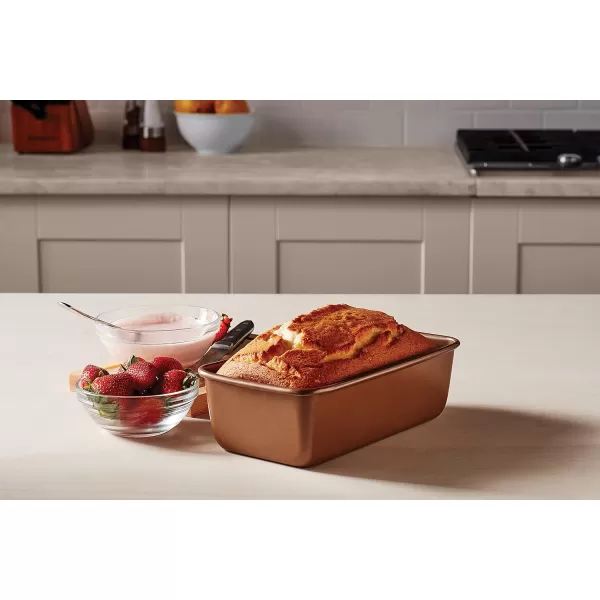 Calphalon Simply Calphalon Nonstick Bakeware, Loaf Pan, 4.5 inch by 8.5 inch