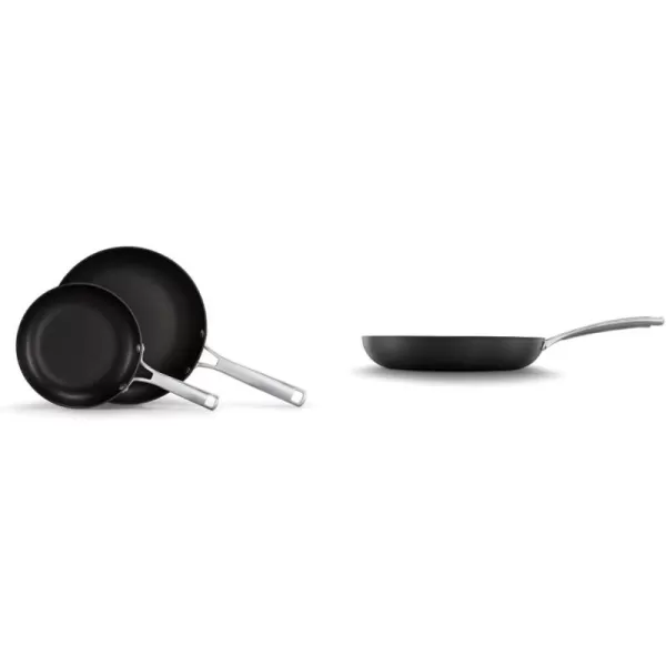 Calphalon Classic Hard-Anodized Nonstick Frying Pan Set, 8-Inch and 10-Inch Frying Pans