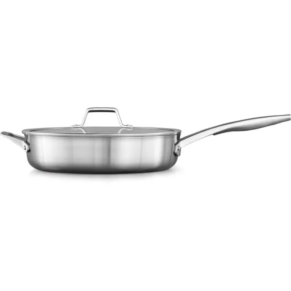 Calphalon Premier Stainless Steel Cookware, 6-Quart Stockpot with Cover