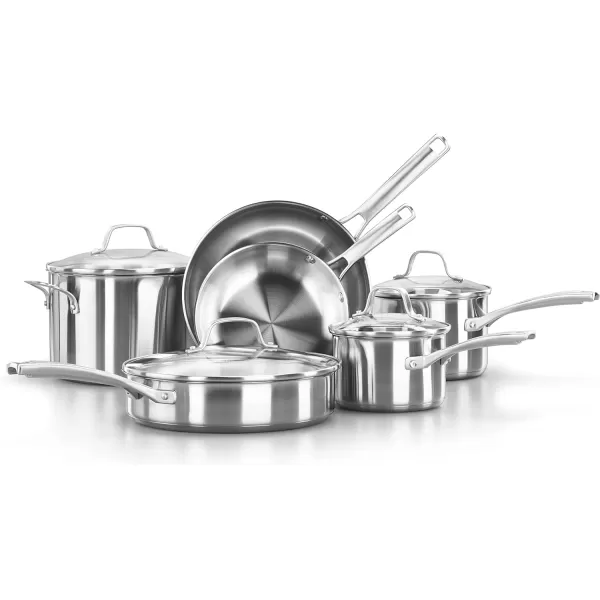 Calphalon Kitchen Knife Set with Self-Sharpening Block, 15-Piece Classic High Carbon Knives