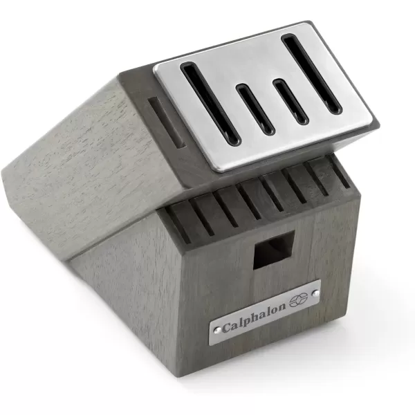 Calphalon Kitchen Knife Set with Self-Sharpening Block, 15-Piece Classic High Carbon Knives