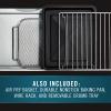 imageCalphalon Air Fryer Oven 11in1 Toaster Oven Air Fryer Combo 264 QT25 L Fits 12quot Pizza Stainless SteelConvection Oven  Air Fry