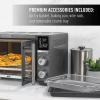 imageCalphalon Air Fryer Oven 11in1 Toaster Oven Air Fryer Combo 264 QT25 L Fits 12quot Pizza Stainless SteelFrench Door Convection Oven  Air Fry