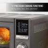 imageCalphalon Air Fryer Oven 11in1 Toaster Oven Air Fryer Combo 264 QT25 L Fits 12quot Pizza Stainless SteelFrench Door Convection Oven  Air Fry