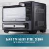 imageCalphalon Performance 12in1 Air Fry Toaster Oven with Dual Zone 12quot Pizza Drawer Oven comboDigital Precision Controls Dark Stainless
