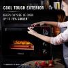 imageCalphalon Performance Cool Touch Toaster Oven with Turbo Convection Large 2106488 BlackSilverCool Touch Convection Oven  Air Fry