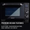 imageCalphalon Performance Cool Touch Toaster Oven with Turbo Convection Large 2106488 BlackSilverStandard Cool Touch Convection Oven