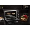 imageCalphalon Quartz Heat Countertop Toaster Oven Stainless Steel ExtraLarge Capacity Black Dark GrayStandard Convection Oven