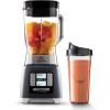 imageCalphalon Blender 24Oz Portable BlendnGo Smoothie Cup ActiveSense 1200Watt Motor Dark Stainless SteelCountertop Blenders