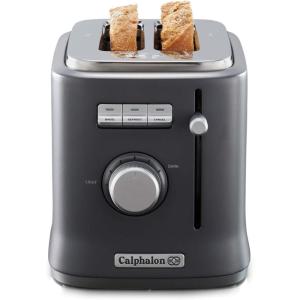 imageCalphalon 2Slice Toaster Precision Control with 6 Shade Settings and Extra Wide Slots Stainless Steel