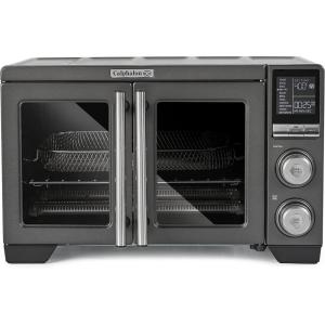 imageCalphalon Air Fryer Oven 11in1 Toaster Oven Air Fryer Combo 264 QT25 L Fits 12quot Pizza Stainless SteelFrench Door Convection Oven  Air Fry
