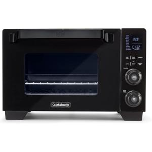 imageCalphalon Performance Cool Touch Toaster Oven with Turbo Convection Large 2106488 BlackSilverStandard Cool Touch Convection Oven