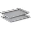 imageCalphalon Premium Nonstick Baking Pans Set of 2 12 x 17 inch Silverware Heavy Gauge Steel Core2pc