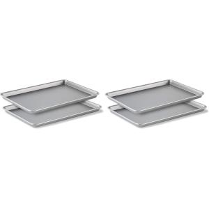 imageCalphalon Premium Nonstick Baking Pans Set of 2 12 x 17 inch Silverware Heavy Gauge Steel Core2pc Pack of 2