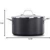 imageCalphalon 1932451 Classic Nonstick Dutch Oven with Cover 7 quart Grey