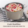 imageCalphalon Premier Ceramic Nonstick 7Qt Dutch Oven with Lid Mushroom GreyMushroom Grey