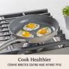 imageCalphalon Premier Ceramic Nonstick 8quot and 10quot Frying Pan Set Mushroom GreyMushroom Grey