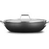 imageCalphalon Premier HardAnodized Nonstick Cookware 13Inch Deep Skillet with Cover
