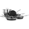 imageCalphalon Premier HardAnodized Nonstick Cookware 11Piece Pots and Pans Set Dishwasher and Oven Safe with MineralShield Nonstick Technology Durable and Versatile Kitchen Cookware13Piece