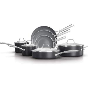 imageCalphalon Classic OilInfused Ceramic 11Piece Cookware Set11pc Cookware Set