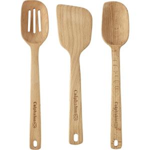 imageCalphalon 3pc Solid Wood Spoon ampamp Turner Set3pc